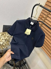 Burberr_y Logo Chain Imported Classic Polo T-shirt (DN 618)