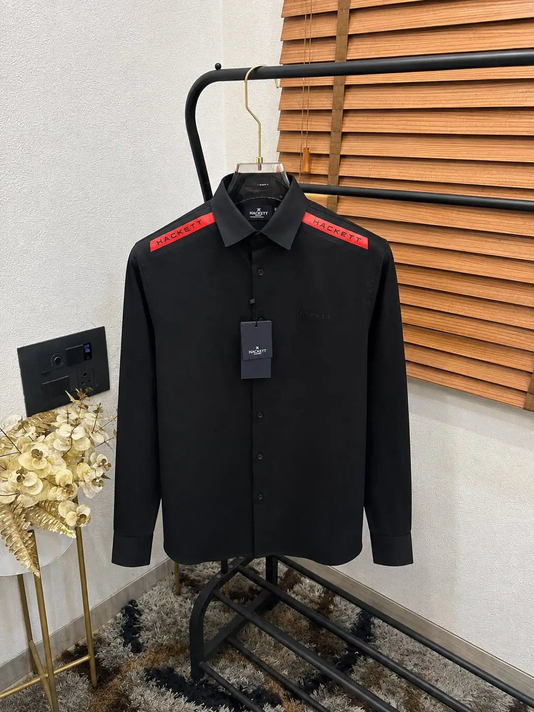 Hacke_tt Shoulder Printed Imported Partywear Premium Shirt (DN 621)