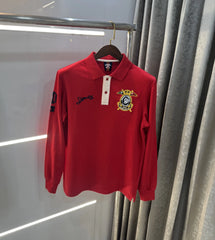 Superdr y Red Logo Work Premium Full Sleeve Polo T-Shirt