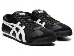 ONITSUKA tiger mexico 66 black white 1st lether quality with patou keychain & 3 extra laces