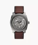 FOSSIL MACHINE AUTOMATIC BROWN LEATHER