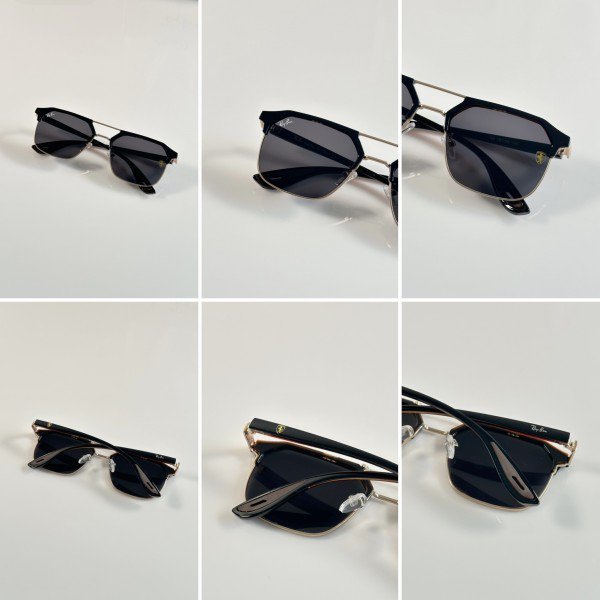 Rayban 04 Gold Black Brown Stick - Image 4