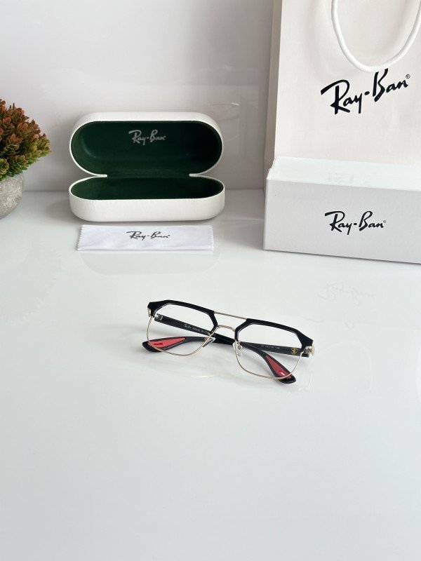 Rayban 04 Gold Black Frame - Image 3