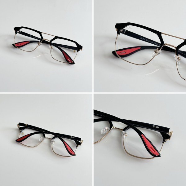 Rayban 04 Gold Black Frame - Image 4