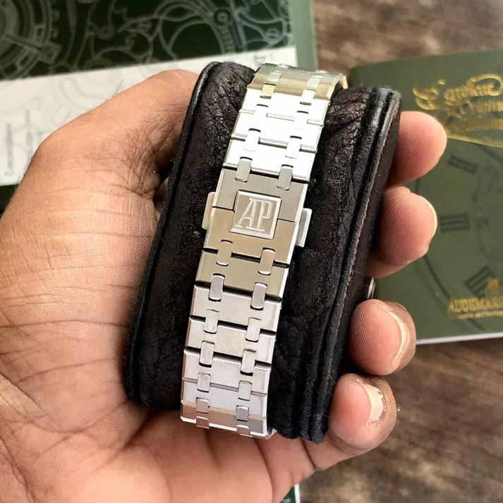 Audemars Piguet Royal Oak Double Balance Wheel Open worked Stainless steel Skeleton Dial Automatic Mens Watch - Image 6