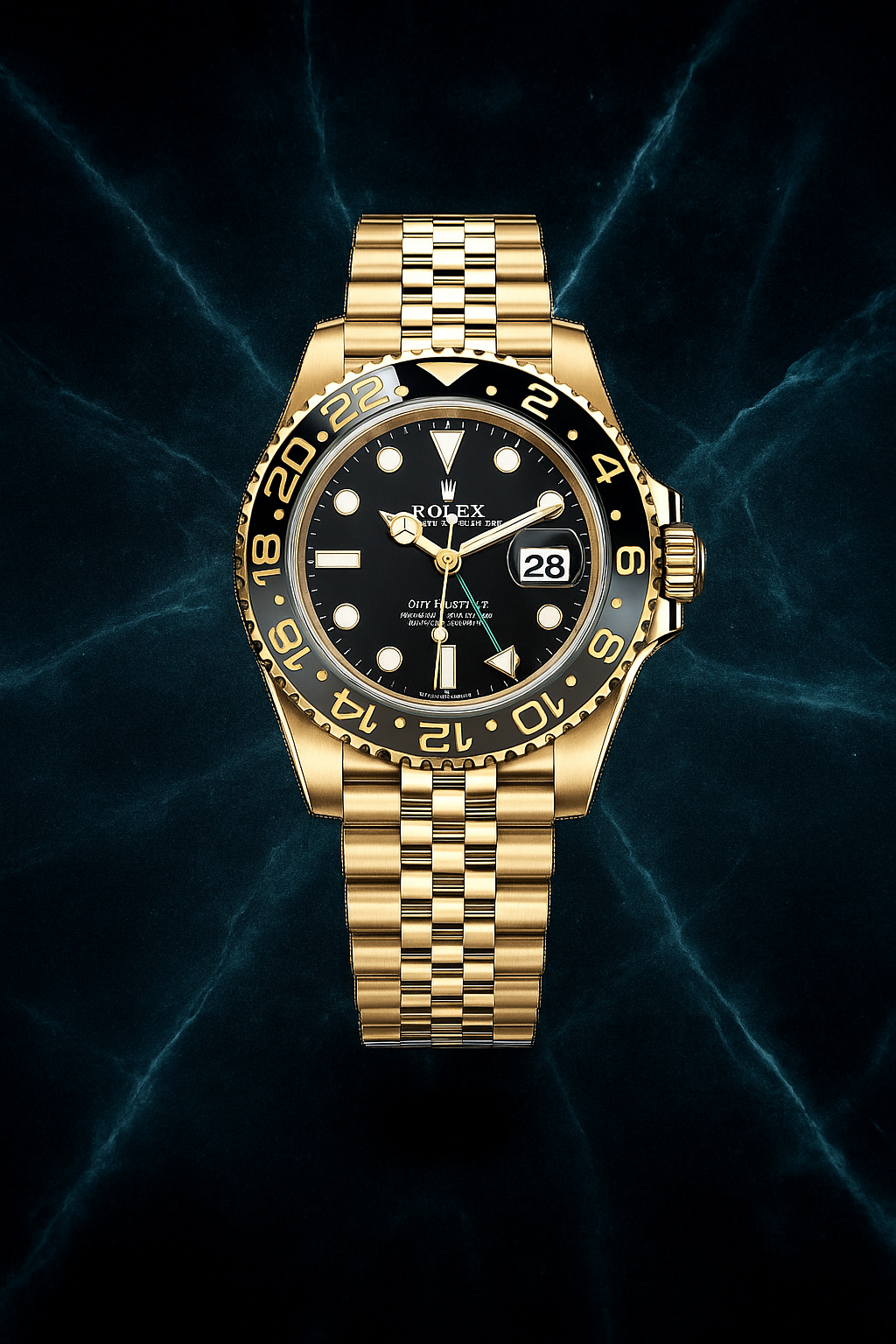 Rolex GMT-Master II Oyster, 40 mm, yellow gold