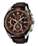 Edifice Brown Leather Watch