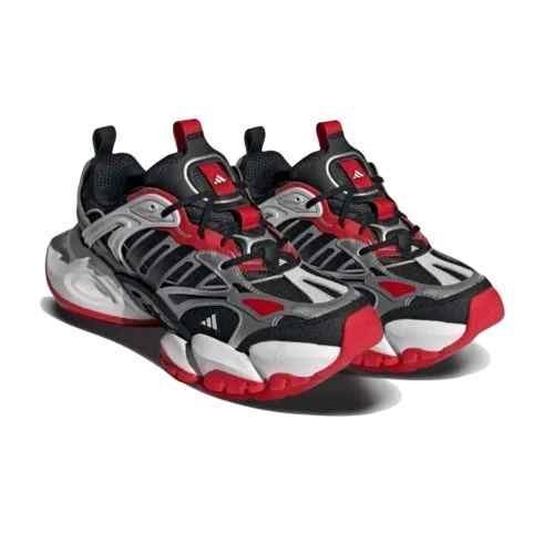 Adidass Vento XLG Runner Deluxe Black Silver Red 968 - Image 4