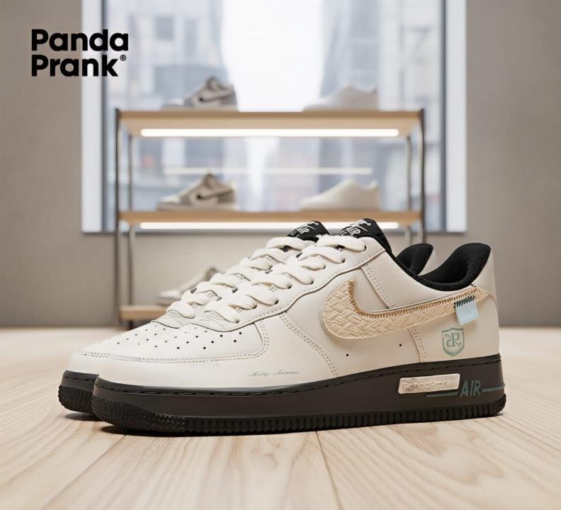 NIKE AIRFORCE PANDA PRANK X MERRY CHRISTMAS TOP BATCH UA - Image 4