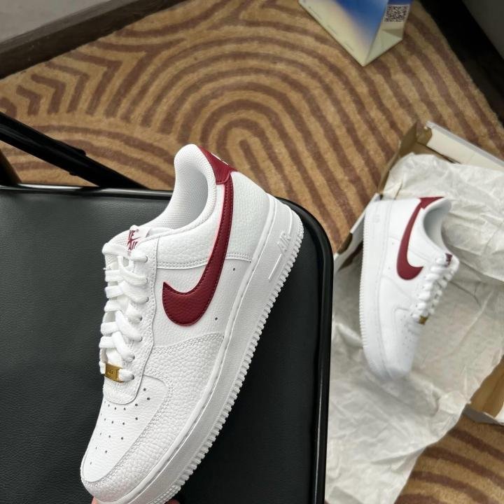 Nike Air Force 1 07 Low White Team Red TOP BATCH UA - Image 2