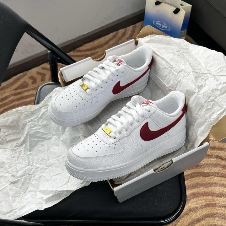 Nike Air Force 1 07 Low White Team Red TOP BATCH UA - Image 3