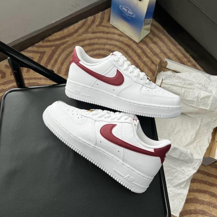 Nike Air Force 1 07 Low White Team Red TOP BATCH UA - Image 4