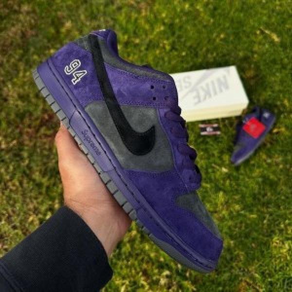 supreme x Nike sb dunk low ink iron grey fixed TOP BATCH UA - Image 4