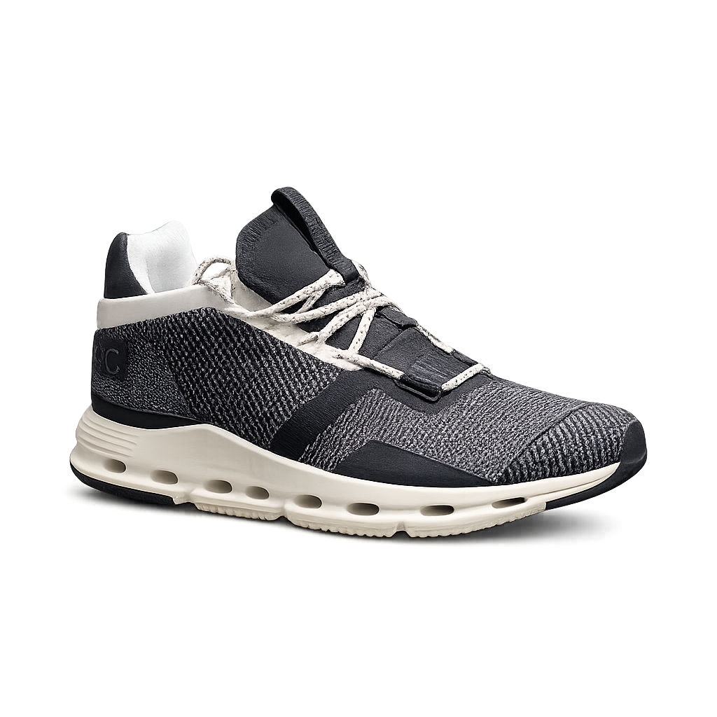 On Cloud Running Nova Black White 737 TOP BATCH UA