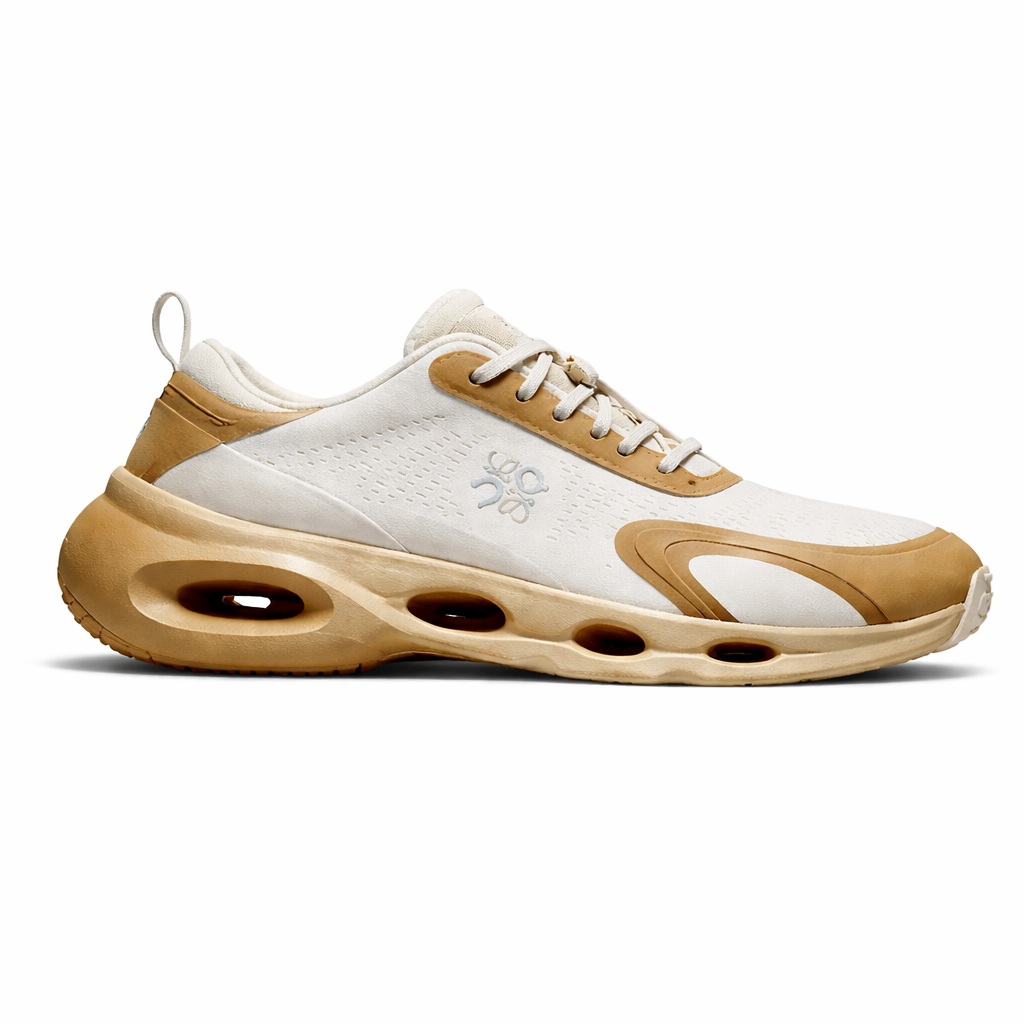 ON RUNNING CLOUD SOLO BEIGE BROWN  TOP BATCH UA