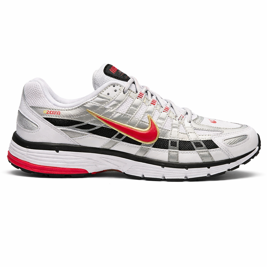 Nike P-6000 Platinum Varsity Red TOP BATCH UA